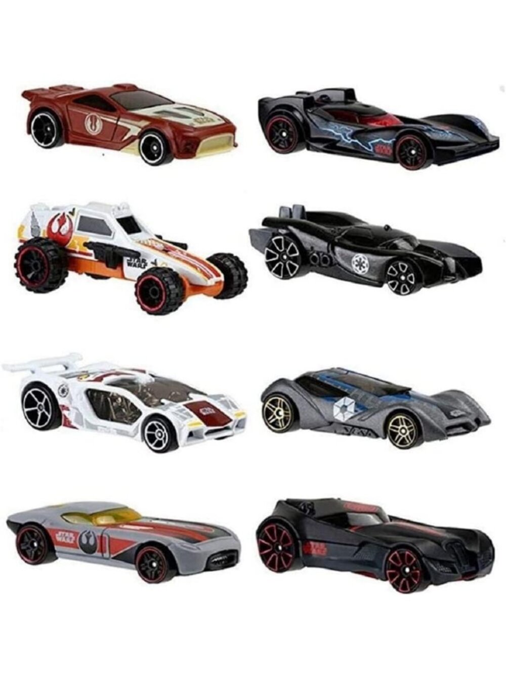 Exclusive Star Wars Die-Cast Vehicle Bundle - 8 Hot Wheels, 1:64 Scale